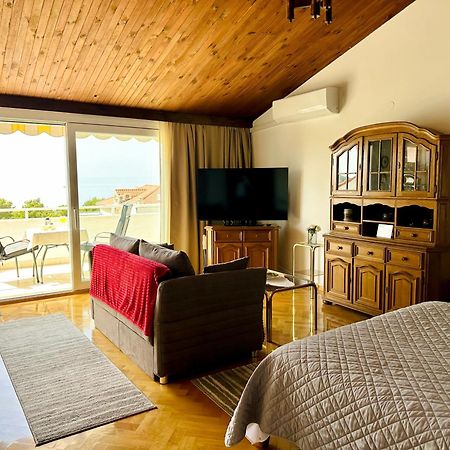 Penthouse Studio With Sea View Makarska Esterno foto