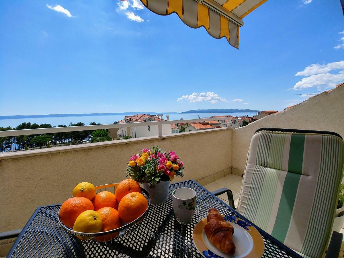 Penthouse Studio With Sea View Makarska Esterno foto