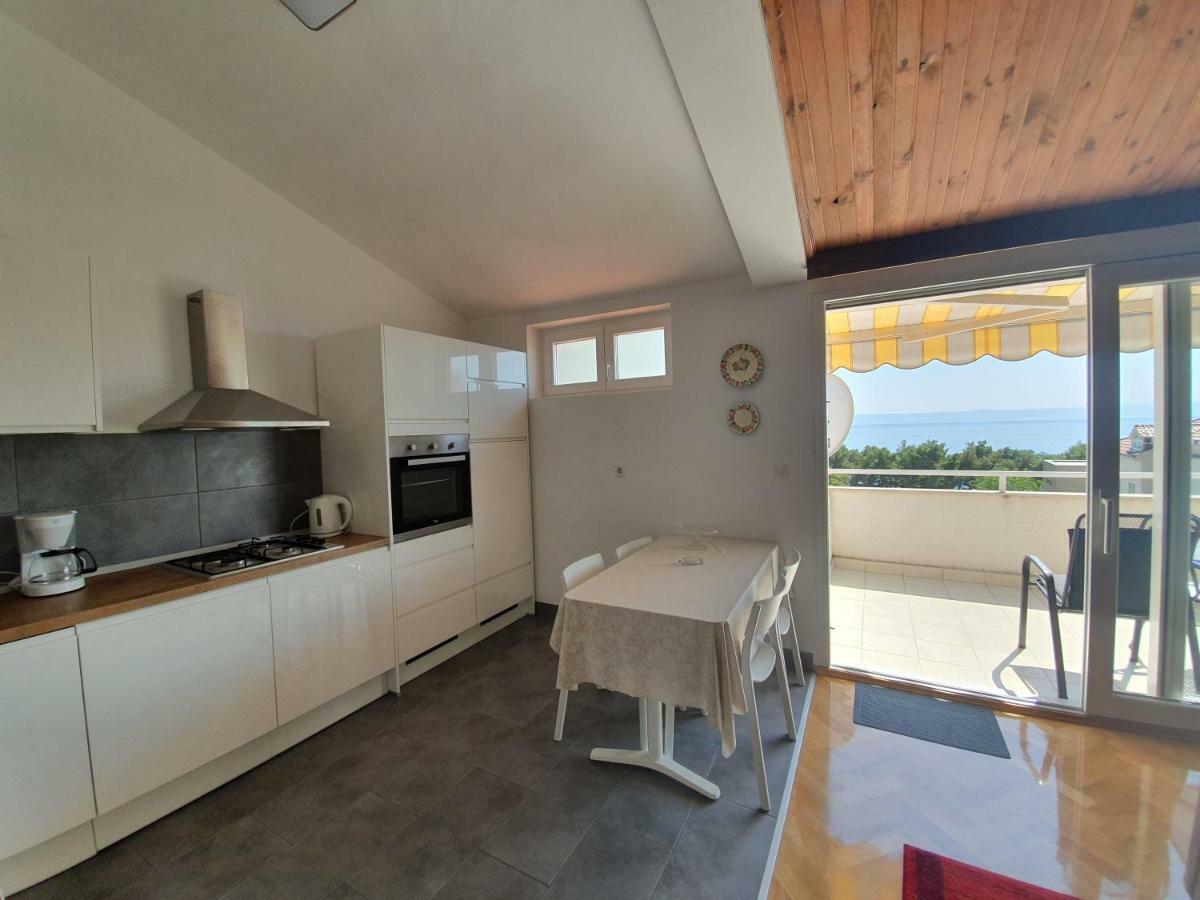 Penthouse Studio With Sea View Makarska Esterno foto